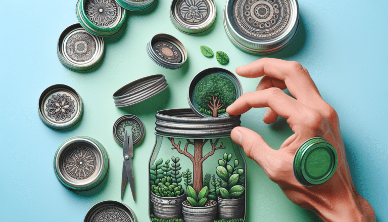 No tires las tapas de los tarros de cristal, recíclalas con esta increíble idea funcional y decorativa