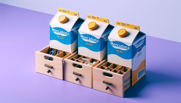 he reutilizado tres cajas de leche de Mercadona y ahora me sirven para ordenar todos mis cajones