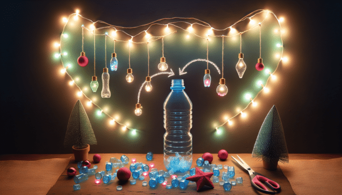 No sabía qué hacer con las botellas de plástico hasta que he visto cómo convertirlas en luces de Navidad