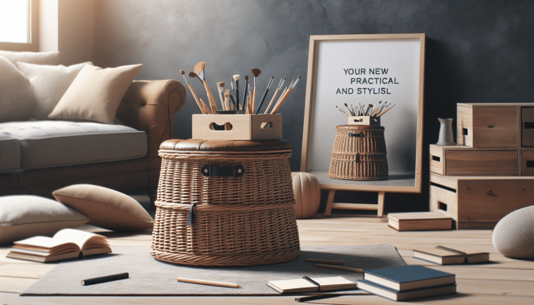 un cesto que también puedes utilizar como taburete