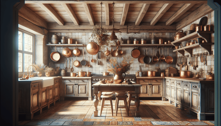 Encimera rústica cocina