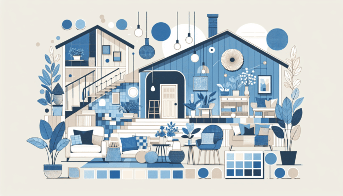 Colores que combinan con el azul en decoración