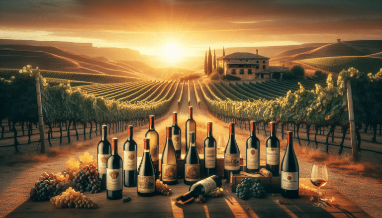 parece sacada de un catálogo de vinos de La Rioja