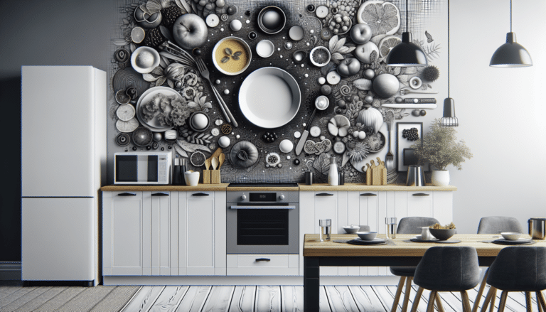 El toque perfecto para cocinas blancas y negras