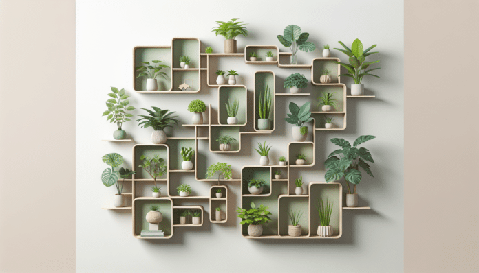 Estanterías decorativas para plantas