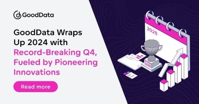 GoodData cierra 2024 con un cuarto trimestre récord, impulsado por innovaciones pioneras