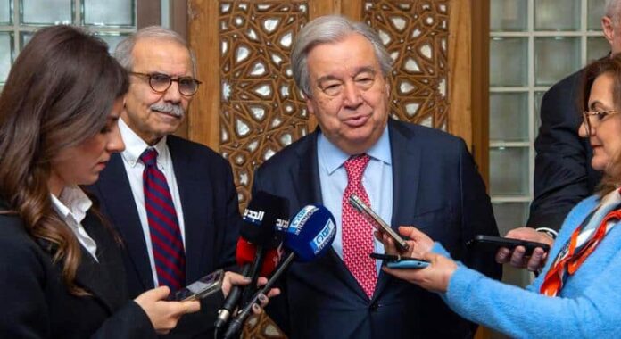 Guterres: El Líbano está en la cúspide de un futuro más esperanzador