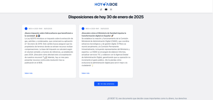 HoyAIBOE: la nueva aplicación con IA impulsada por Sozpic y AltaMK que revoluciona el acceso al BOE