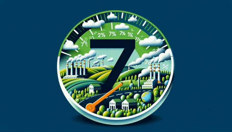 Two chimneys standing in an industrial area and smoke is coming out