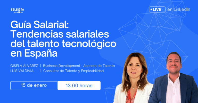 Selecta Digital presenta en un webinar su Guía Salarial de talento tecnológico en España