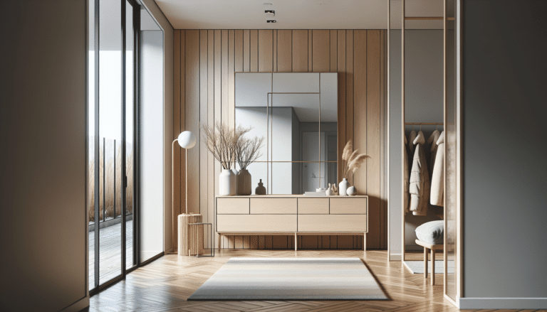 Gracias a este mueble con espejo que JYSK ha rebajado tu recibidor parecerá más amplio y estará más ordenado