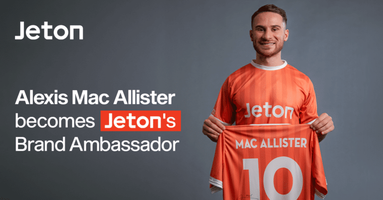 Alexis Mc Allister es anunciado como el último embajador de la marca Jeton