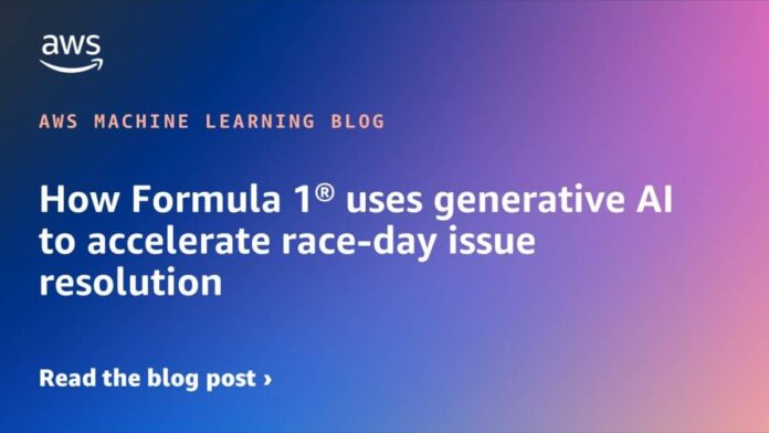 How Formula 1® uses generative AI to accelerate race-day issue resolution