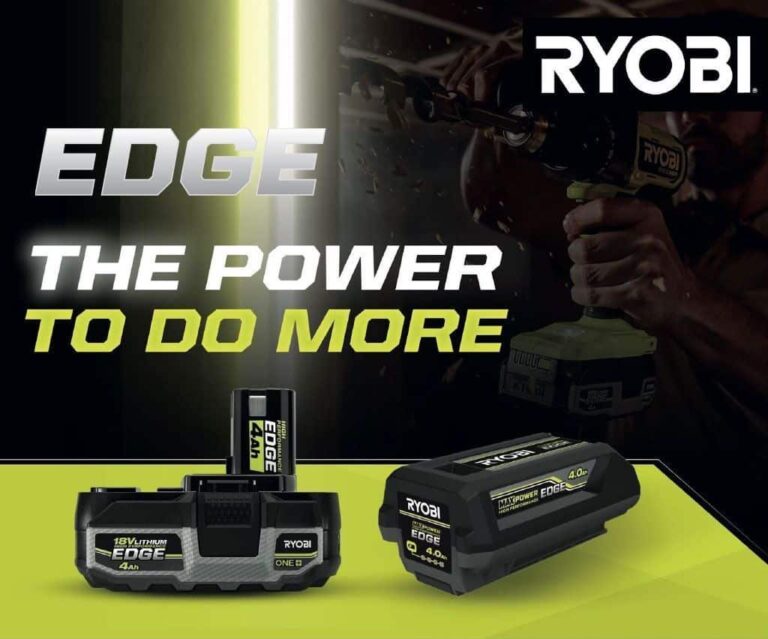 EDGE: más potencia y autonomía para las baterías de RYOBI