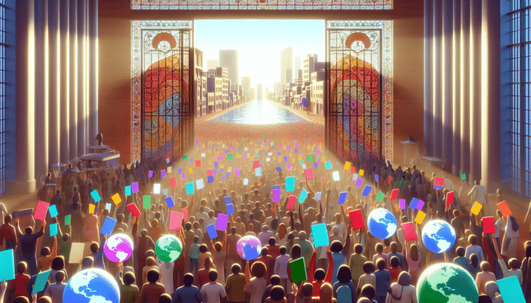 One hand giving another hand a passport.