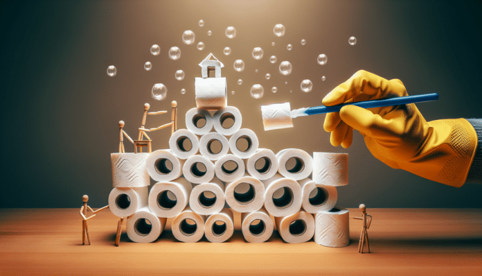 Nunca se me hubiera ocurrido reutilizar los rollos de papel higiénico gastados para limpiar los restos de cera de las velas ¡Parece magia!