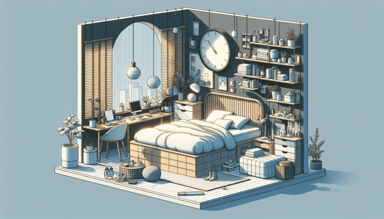 así coloqué la cama para tener más espacio