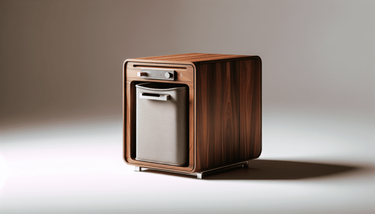 El mueble multifunción pequeño y compacto que mejora el almacenaje en el baño y esconde un cesto para la ropa sucia