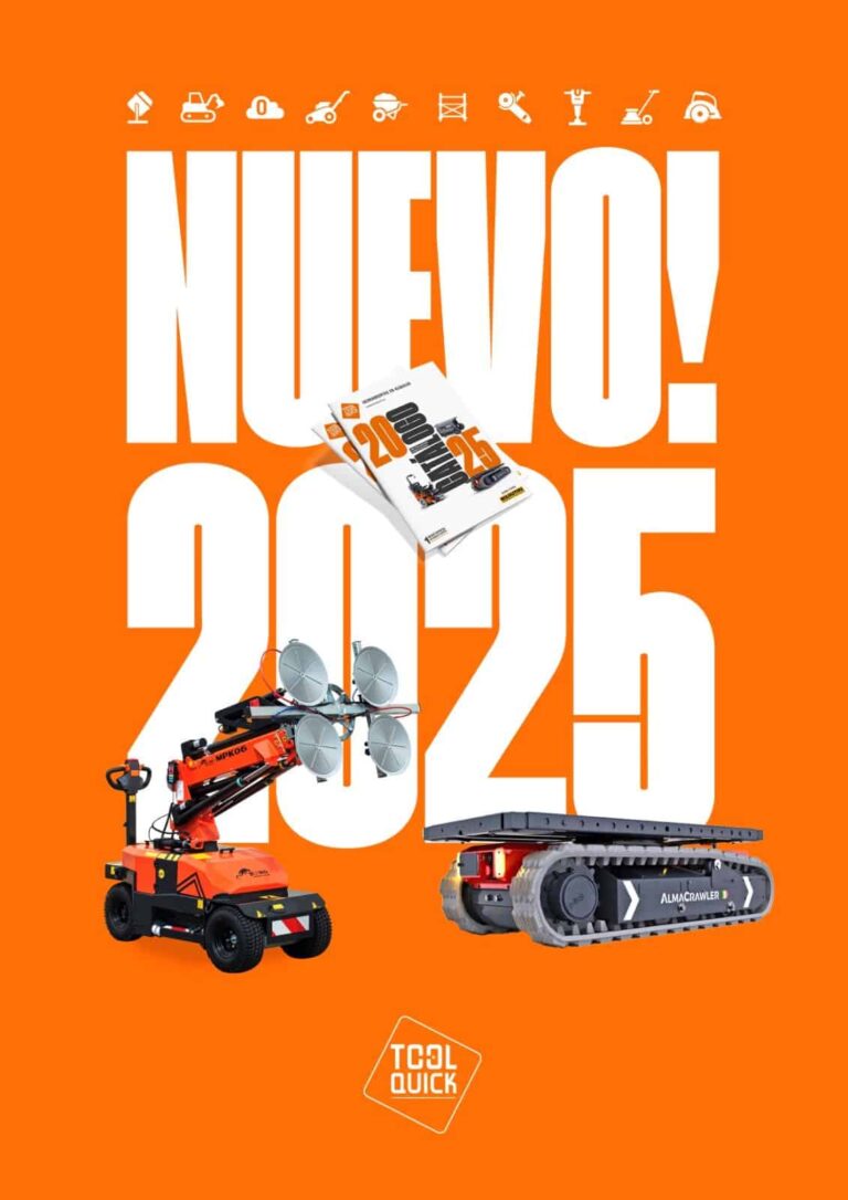 ToolQuick lanza su catálogo 2025 con nuevas máquinas innovadoras y soluciones únicas en el mercado del alquiler
