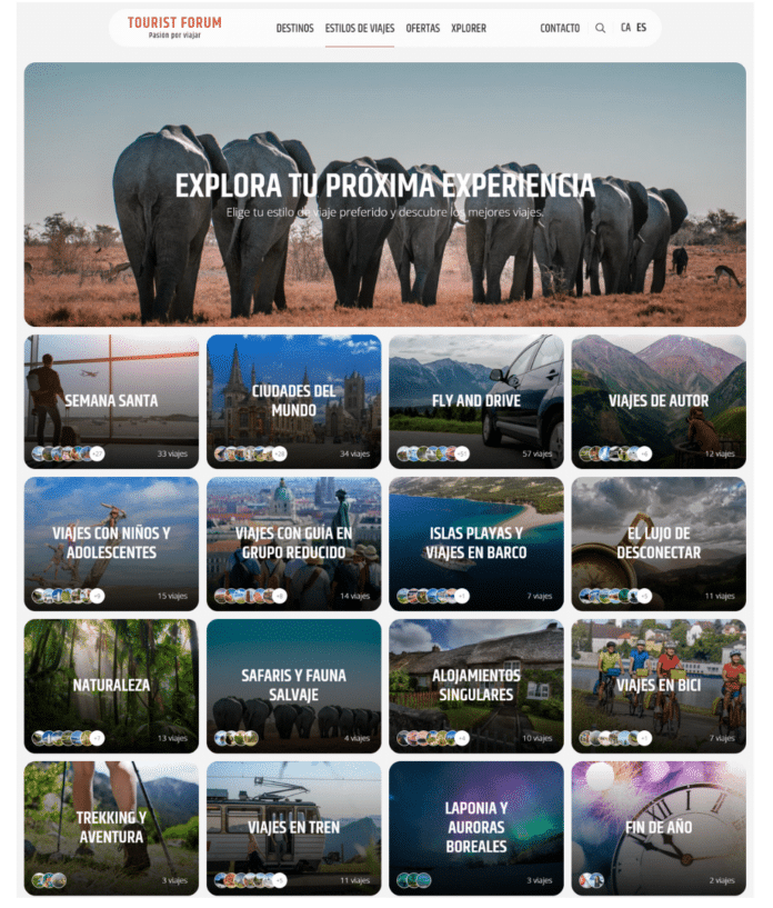 Tourist Forum presenta su nueva web: más tecnología y mejor experiencia para los viajeros