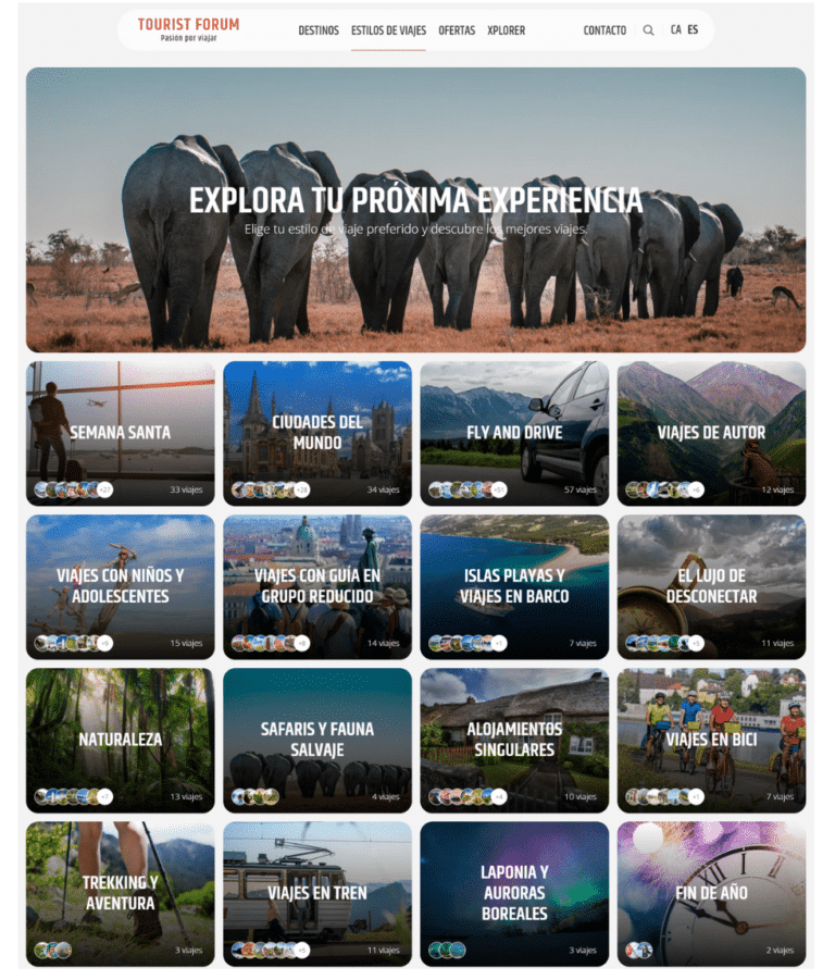 Tourist Forum presenta su nueva web: más tecnología y mejor experiencia para los viajeros