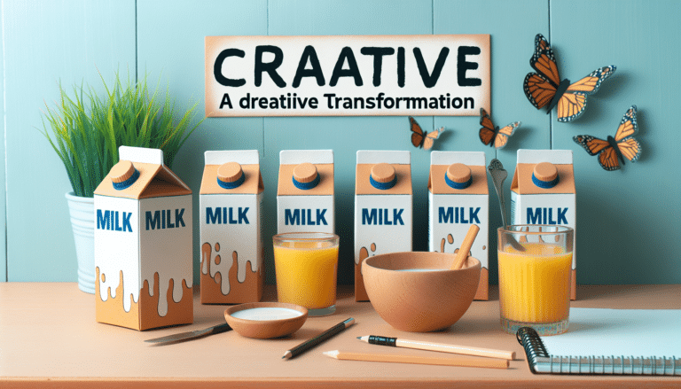 He reutilizado los cartones de leche de Mercadona para decorar la mesa de mi casa. Y el resultado ha sido así de espectacular