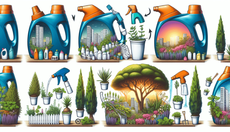 Desde que reutilizo así los botes de detergente de Mercadona, mi huerto urbano luce mucho más bonito