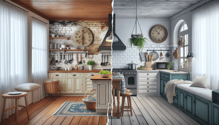 Transformación de una Cocina Anticuada en un Espacio Abierto y Minimalista