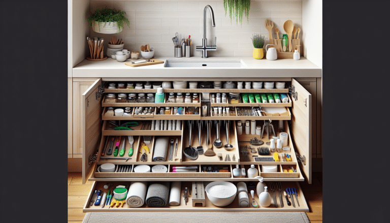 Conforama amplía y ordena el espacio debajo del fregadero sin taladros con esta estantería extensible