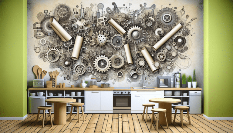 estos están hechos con rollos de papel de cocina y crean tendencia en las casas modernas