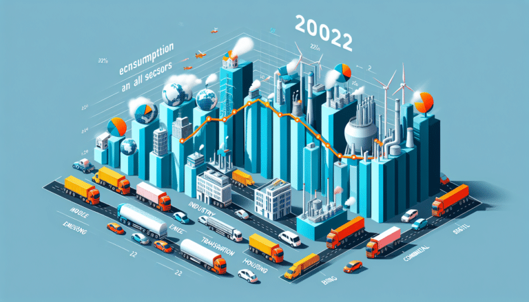 Industry complex and chimneys.