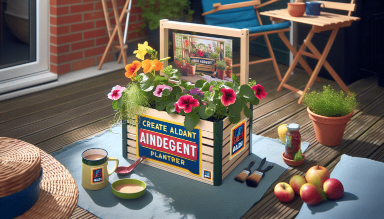 El macetero ingenioso de Aldi para llenar de color tu terraza o balcón sin ocupar espacio