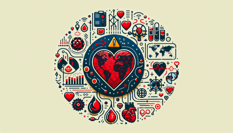 A person sitting on a bed in the hospital with a hand placed on the chest with the doctor sitting next to them.