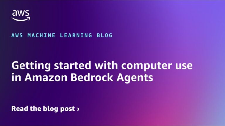 Getting started with computer use in Amazon Bedrock Agents