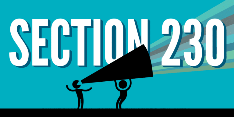 230 Protects Users, Not Big Tech