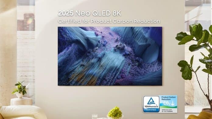Samsung Electronics Earns ‘Product Carbon Reduction’ and ‘Product Carbon Footprint’ Certifications for Neo QLED 8K and Neo QLED for Fifth Consecutive Year