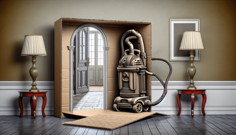 No tires la caja vieja de tu aspiradora y reutilízala para hacer este elegante mueble para el recibidor