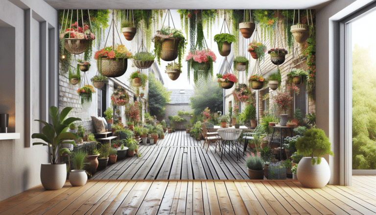 con esta ideaza podrás utilizarlas para hacer macetas colgantes para tu terraza