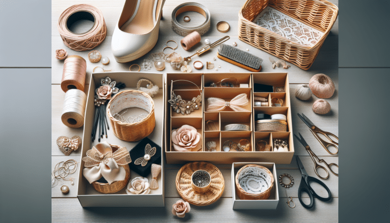 Nunca pensé que mis cajas de zapatos pudieran terminar siendo estas bonitas cestas para guardar mis accesorios