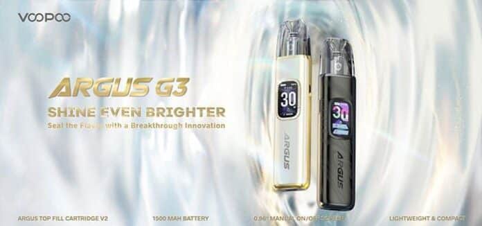 VOOPOO presenta el ARGUS G3: un POD revolucionario con experiencia de vapeo más suave y potencia prolongada