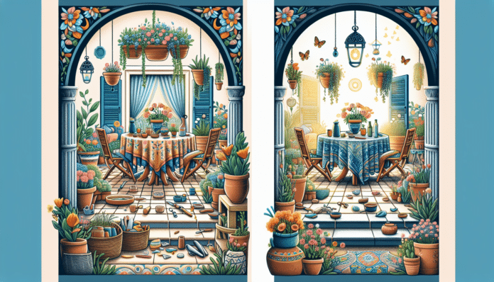 Era un patio feo, estrecho y podrido por las lluvias, pero esta reforma lo ha convertido en un luminoso jardín con estilo boho