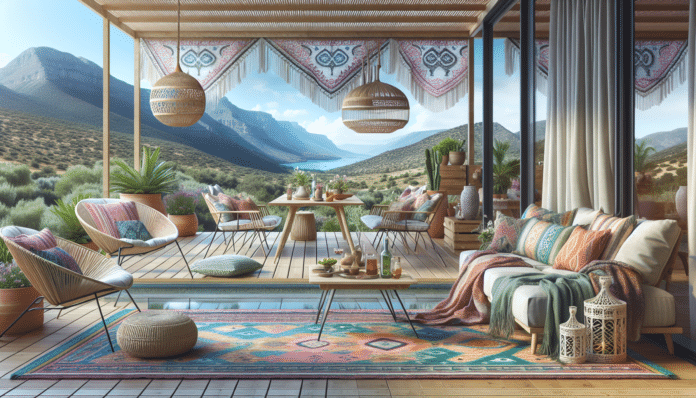 Maisons du Monde rebaja un 55% este conjunto de exterior. Y dará a tu terraza un toque boho