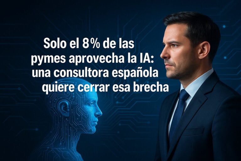 Solo el 8% de las pymes aprovecha la IA: una consultora española quiere cerrar esa brecha