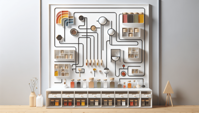 Las encimeras estrechas y bien ordenadas piden a gritos este especiero de cocina de Bauhaus
