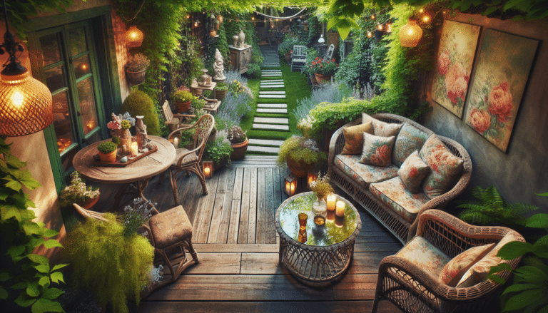 añade un toque decorativo y vintage a tu terraza o jardín