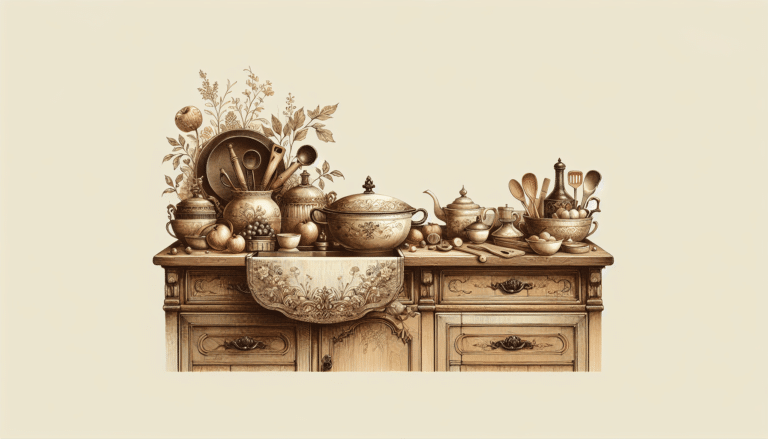 un diseño vintage que favorece la encimera de la cocina