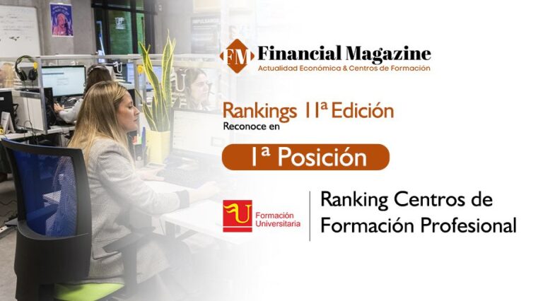 Formación Universitaria primer puesto en el Ranking de Centros de Formación Profesional de Financial Magazine