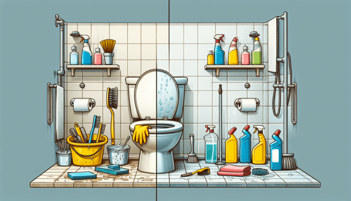 Eliminar manchas en baños y sanitarios