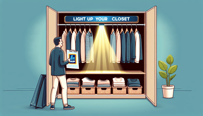 Si no tienes luz en el armario y te cuesta encontrar tus prendas, Aldi tiene la solución con esta lámpara de fácil instalación