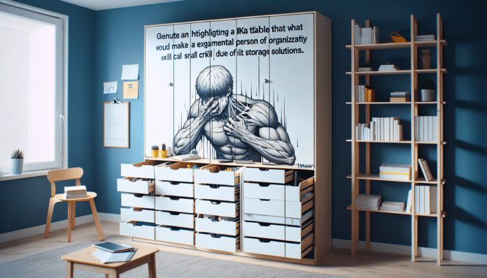 La mesa con almacenamiento por la que lloraría Marie Kondo es una transformación de un básico de Ikea